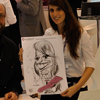 Promoción de stand con caricaturas para Neodent